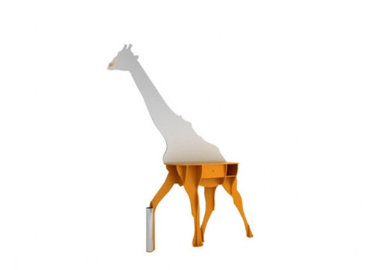 Original Giraffe Shaped Sideboard