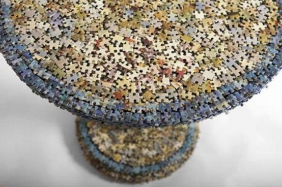 This Coffee Table IS a Jigsaw Puzzle