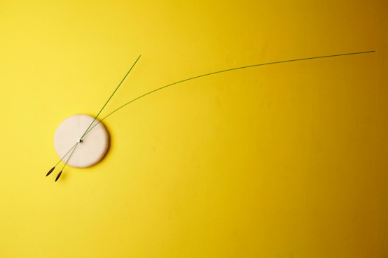Original Minimalist Clock With Flexible Hands