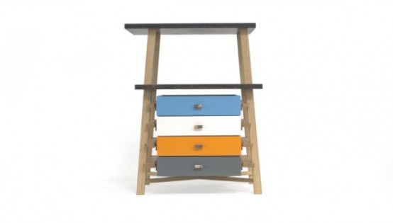 Original Parity Pedestal Set Of Drawers By Gareth Batowski