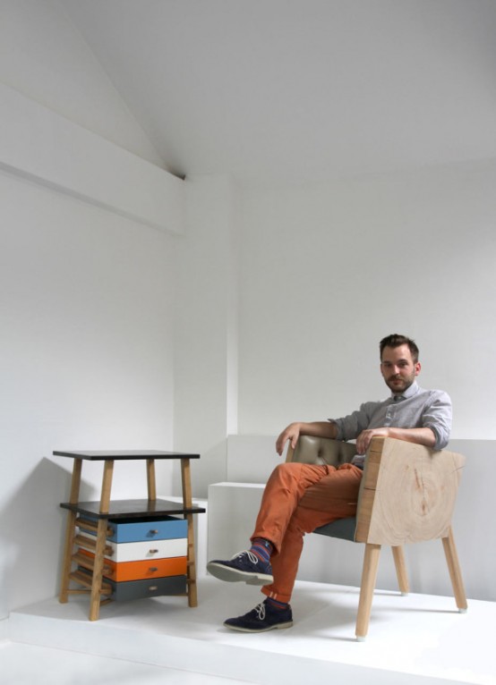 Original Parity Pedestal Set Of Drawers By Gareth Batowski