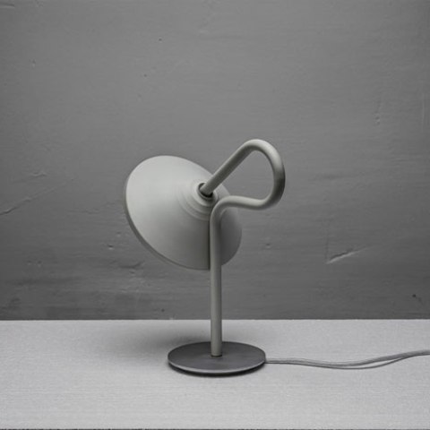 Original Round Lamp With A Looping Stem