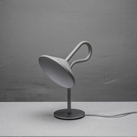 Original Round Lamp With A Looping Stem