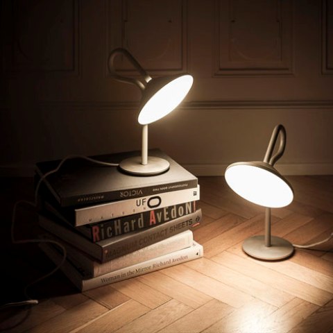 Original Round Lamp With A Looping Stem