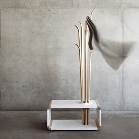 Original Tilia Coat Stand Resembling Of Skis