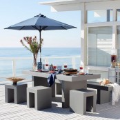 Outdoor Decor Trend Concrete Furniture Pieces