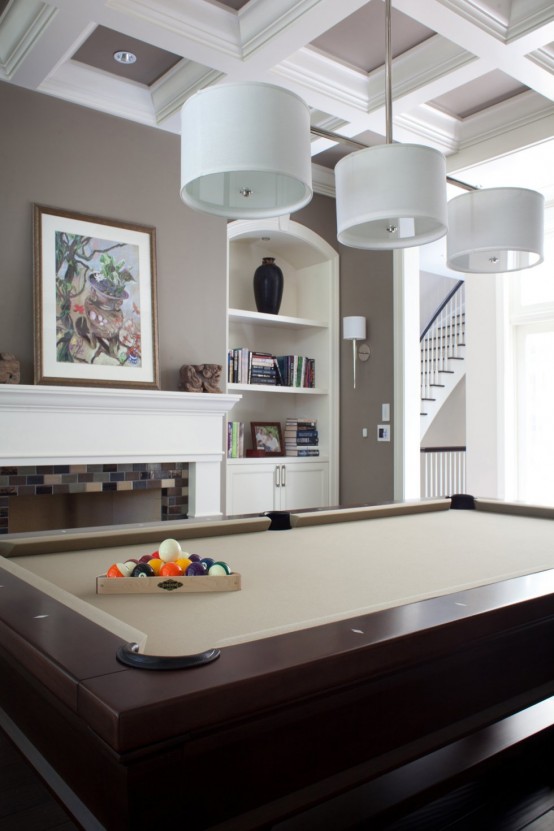 Outstanding Billiard Room Designs