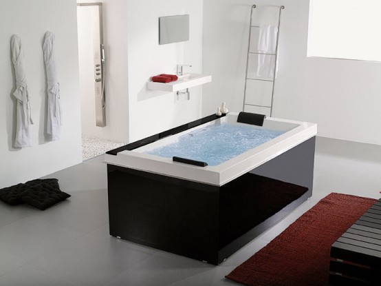 High-Tech Luxury Spa Tubs - Pacific from Systempool - DigsDigs