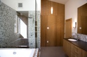 Pair Of Connected Row Homes With Bamboo Filled Courtyard