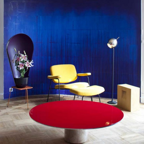 Parisian Art-Deco Loft In Bright Colors