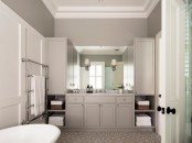 Peaceful Bathroom Design In Neutral Colors