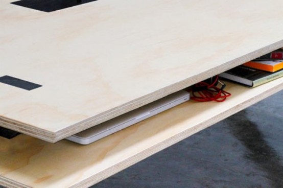 Perfect Coworking Desk With A Second Layer Storage