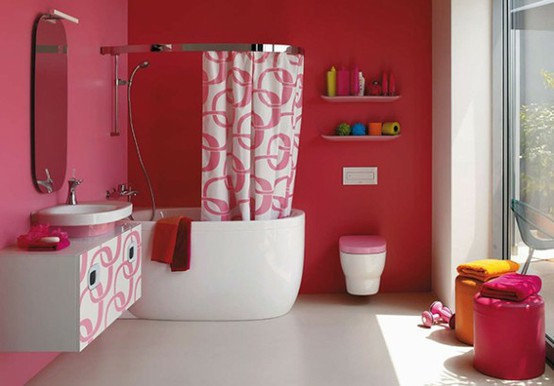 Pink Bathroom Design