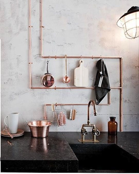 Industrial Eye Candy 40 Pipes Home Decor Ideas DigsDigs