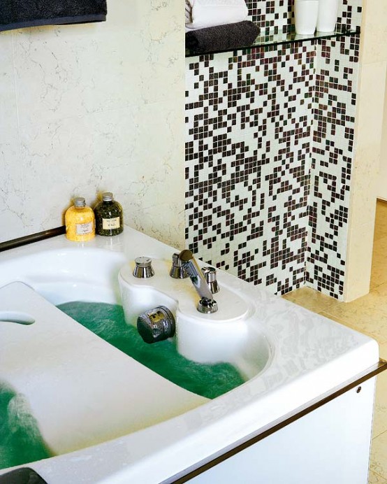 Pixilated Bathroom Design