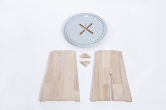 Playful Handmade Button Stools