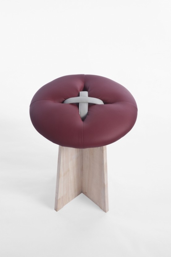 Playful Handmade Button Stools