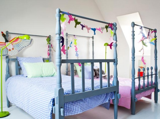 Playful Shared Kids Bedroom