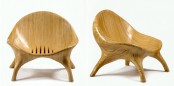 plywood lounge chair