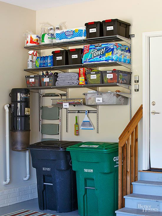 Picture Of practical and comfortable garage organization ideas  1