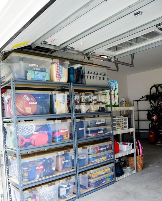 Picture Of practical and comfortable garage organization ideas  8