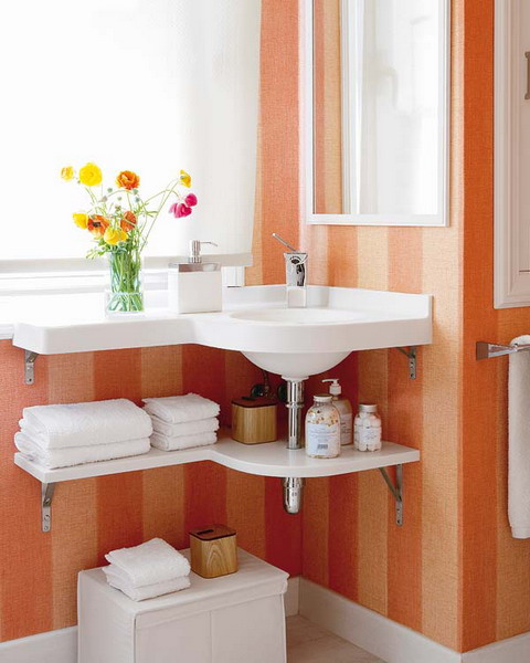 Small Bathroom Storage, Storage For Small Bathrooms With Pedestal Sinks