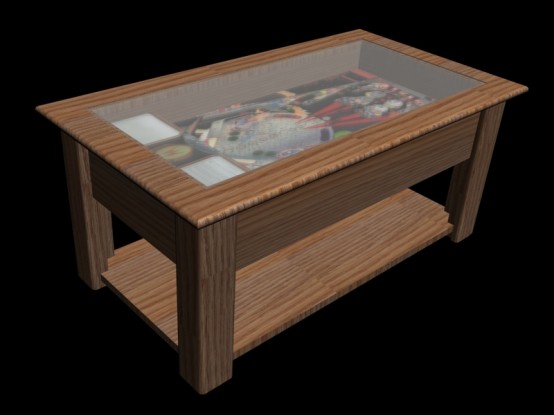 Practical Furniture For Funny Evenings Dining And Coffee Table With Built In Games