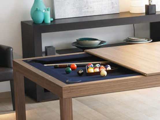 Practical Furniture For Funny Evenings Dining And Coffee Table With Built In Games