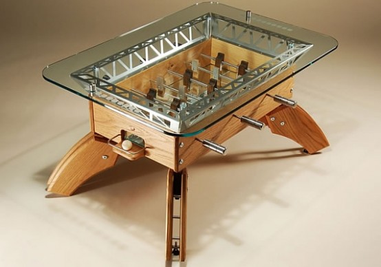 Practical Furniture For Funny Evenings Dining And Coffee Table With Built In Games