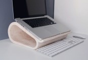 Practical Wooden Stand For A Laptop