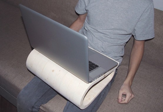 Practical Wooden Stand For A Laptop