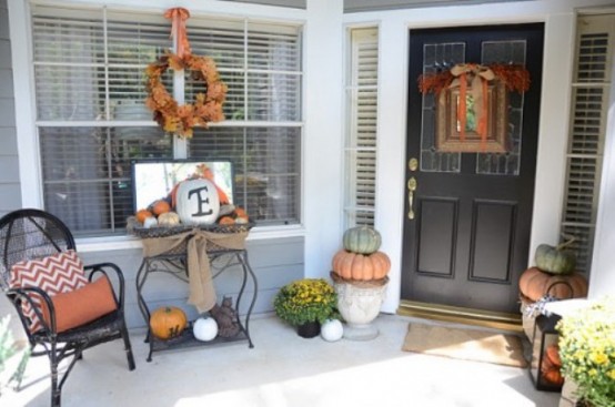 Monogramming a pumpkin is probably the easiest upgrade idea you could implement.