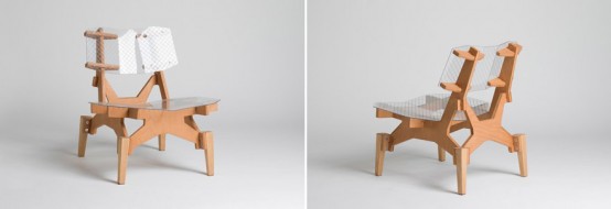 Puzzle Inspired Flat Pack Furniture Without Glue Or Srews