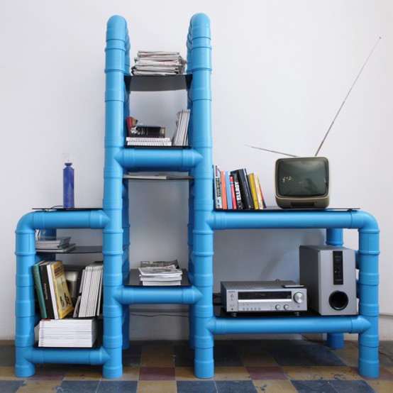 PVC Pipes Storage Unit