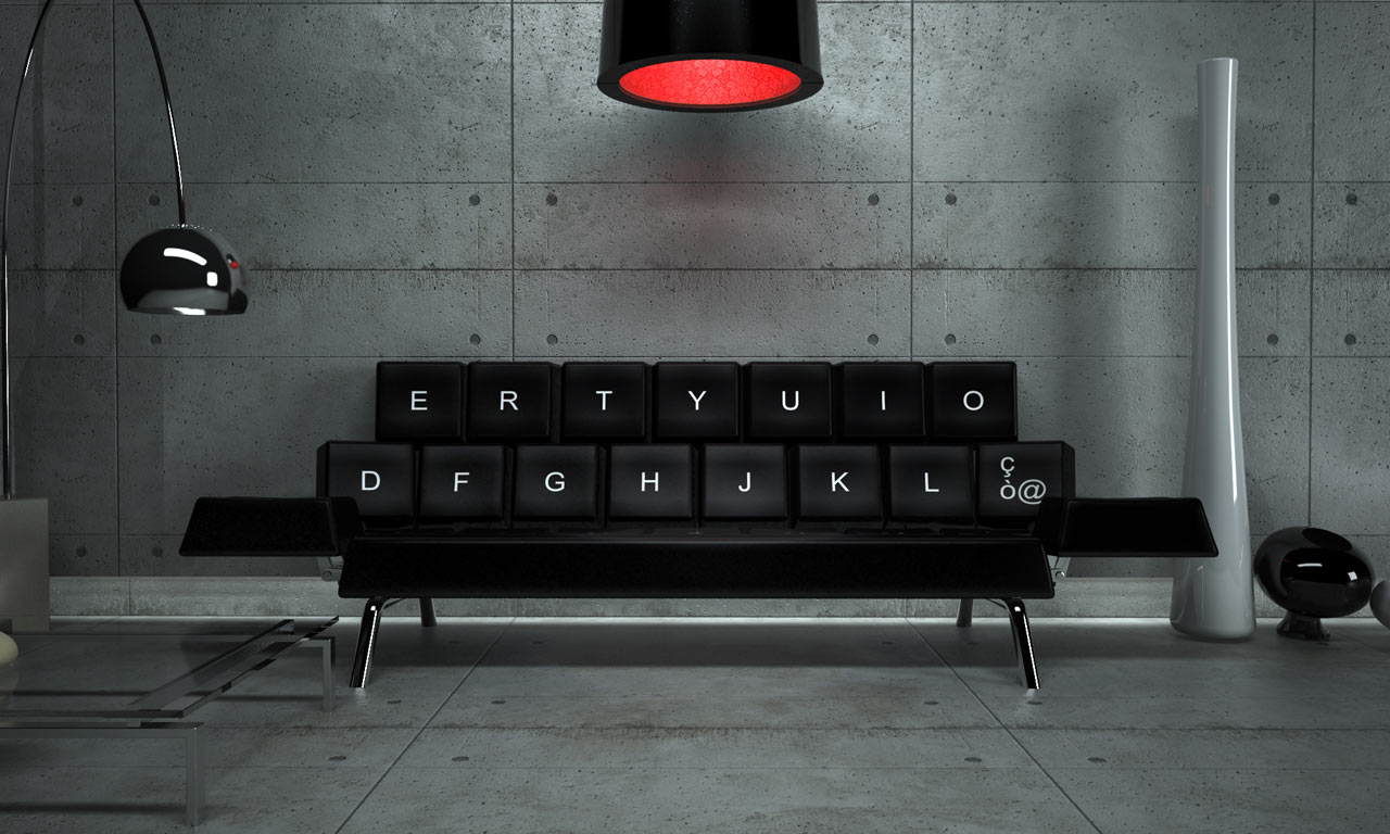 Qwerty Sofa Bed To Bring Some Humor In