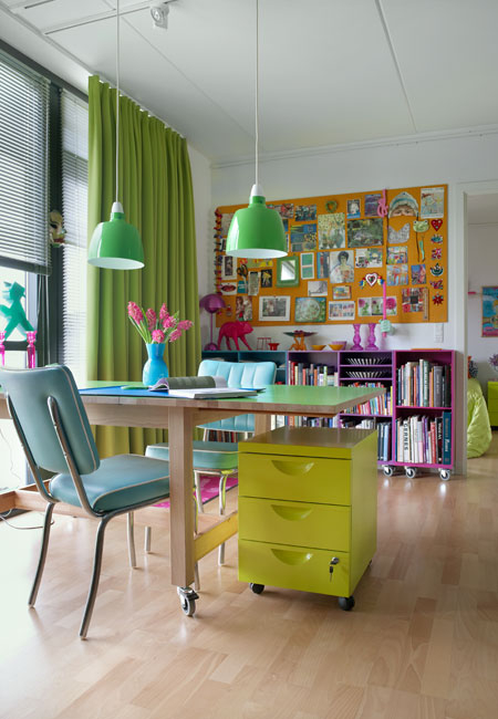 23 Colorful Home Office Design Ideas - DigsDigs