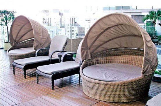 Rattan Lounge Chairs For Outdoor Decor