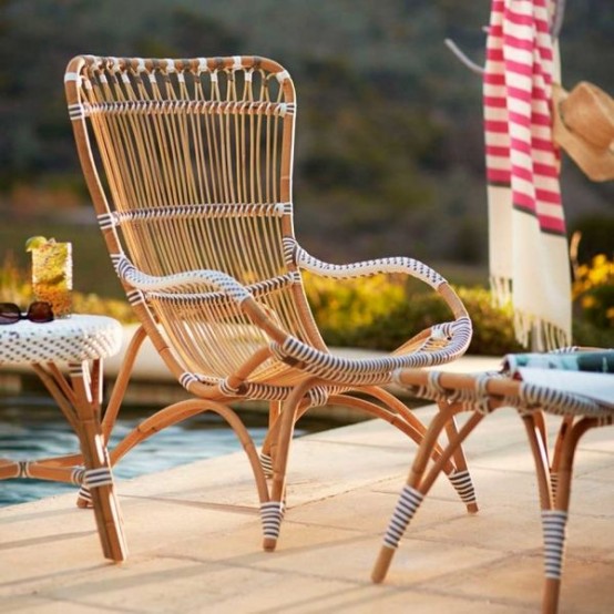 Rattan Lounge Chairs For Outdoor Decor