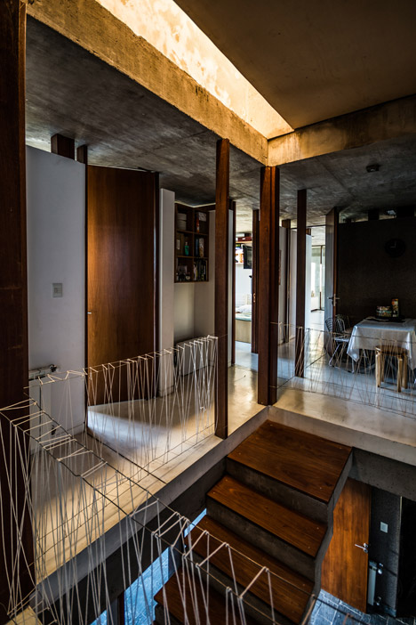 Raw Concrete House In La Rufina Elevated Above The Landscape