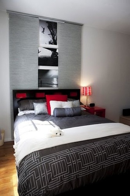 Red Accents In Bedrooms – 34 Stylish Ideas - DigsDigs