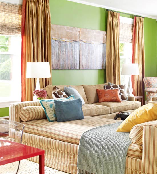 Red And Green Living Room Red And Green Living Room