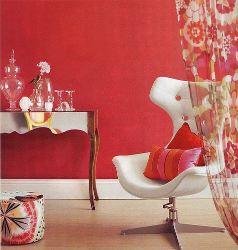 Red Living Room