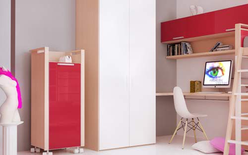Red Teen Room
