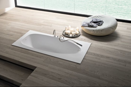 Refine Black And White Sanitary Ware For Modern Bathroom