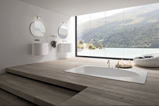 Refine Black And White Sanitary Ware For Modern Bathroom