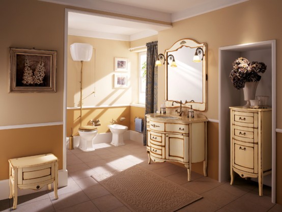 Refined Palladio Bathroom Furniture Collection