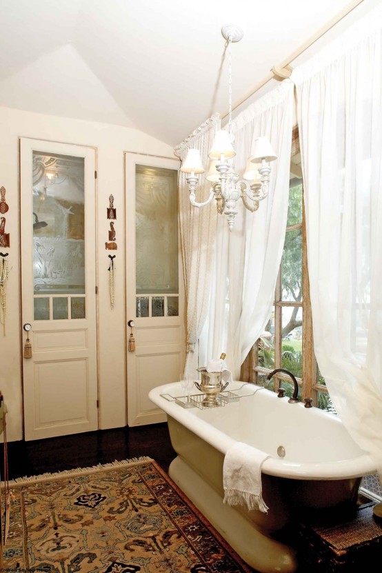 26 Refined D cor Ideas  For A Vintage Bathroom  DigsDigs