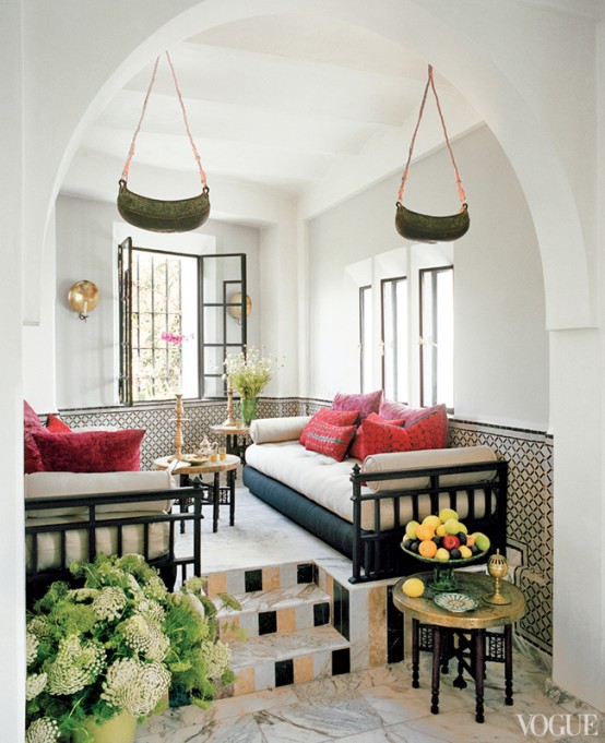 Refined Moroccan Home With Glam French Accents