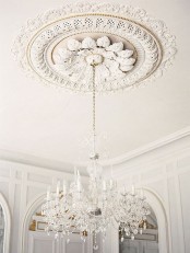 a fantastic ceiling medallion is a beautiful idea for rocking in your space, it’s a chic molding option to go for