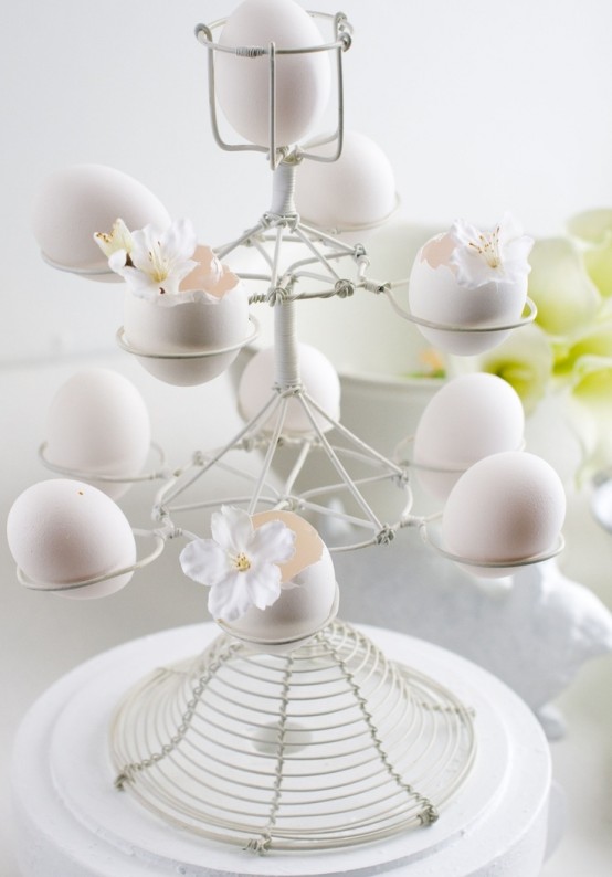 Refined White Easter Decor Ideas